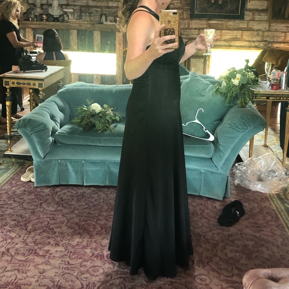 🖤 BHLDN Anthropologie Ashland Satin Charmeuse Bridesmaid Dress - Picture 3 of 8